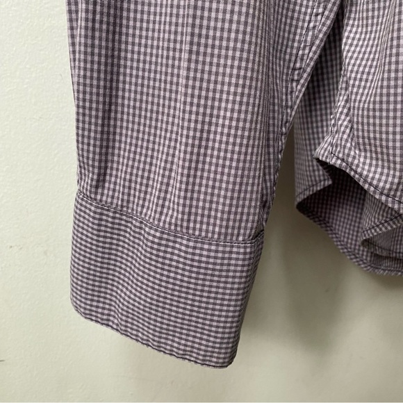 John Varvatos Luxe Checkered Button Down Shirt - Picture 2 of 10